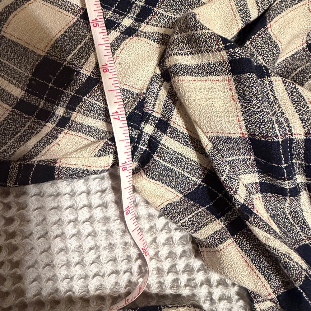 Veronica Beard Black and White Plaid Button Down Shirt - Picture 4 of 6